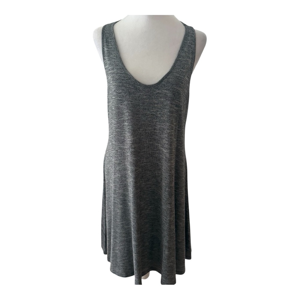 Lou & Grey Gray Scoop Neck Sleeveless Mini Dress